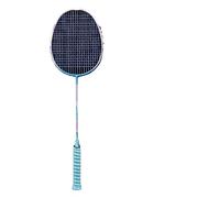 Badminton Set Racchetta da badminton resistente interamente in fibra di carbonio for uomini e donne, controllo palla professionale, racchetta singola ultraleggera, 10U, 50 g(10U Blue All Carbon)