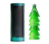 Badminton Shuttlecock, Nylon Shuttlecock, 6 Pieces Lightweight Easy Handling Comfort Grip Stable Versatile Use Ergonomic Shape, Kids Badminton Set for 1.06 * 2.68Inches, Green
