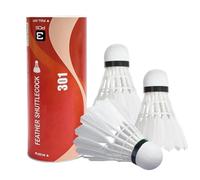 Badminton Shuttlecocks - Duck Balls | Training Set | 3 Pack High Speed Shuttlecocks with Soft Foam Heads for Indoor, Outdoor, Gym, Park, Backyard & Practice Training