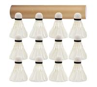 Badminton Shuttlecocks - Kit Shuttlecocks Badmintons Da 12 Pacchetti, Navette Di Sughero Ad Alta Velocità | Pacchetto Di Navette Sportive, Palle Da Allenamento Badmintons Domestiche Per Allenare La