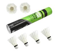 Badminton Shuttlecocks - Set di allenamento per navetta con palla di piume | Palline da navetta per migliorare la precisione del tiro in ogni gioco a cui giochi. Fatto per durare, non ti lasciano