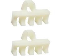 Badminton Stringing Load Spreader Set di 2 strumenti in PVC per un trasferimento costante della tensione e protezione del telaio sulle macchine per corde (bianco) Trattamento intelligente