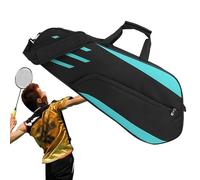 BADMINTON TENNIS BASSE - 3 Racquet Supporta borse, borsa da tennis a portata di spalla impermeabile NetGame per giovani e giovani da viaggio all'aperto, uomini, donne, adulti multicolori portano la bo