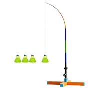 Badminton Trainer - di Rimbalzo Automatico a Base Stabile - Set Di Allenamento Badminton | Per Balcone, Campo, Soggiorno, Giochi, Giardino, Palestra