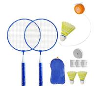 Badminton Trainer Kit - Automatic Rebound System, Solo Practice Tool | Telescopic Main Unit Indoor Training Equipment, Adjustable Height Wall Mounted Exercise Set for Athletes