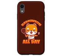 Badminton tutto il giorno Corgi Shiba Inu Custodia per iPhone XR