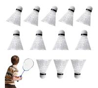 Badminton Volante | 12 Pezzi Resistente al | Navette in nylon da badminton - Per allenamento di sciopero di baseball e softball principianti per interni esterni