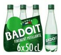 BADOIT - Acqua minerale gassatrice verde 6 x 50 cm - Spedizione gratuita - Prezzo per unità
