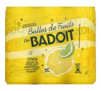 BADOIT Lattine Bolle di Frutta Limone Tocco Verde 6x33CL