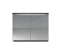 Badplaats B.V. Armadietto a Specchio Paso 80 x 60cm Nero - Specchio armadietto Bagno