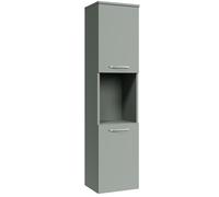 Badplaats B.V. Armadietto Bagno Montreal 30 x 30 x 131 cm - Verde Opaco - Pensile con 2 ante