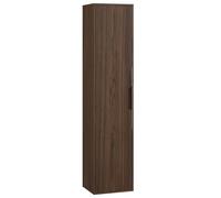 Badplaats B.V. Armadietto Bagno Rimini 38 x 33 x 170 cm - Noce Marrone - Pensile con 1 anta