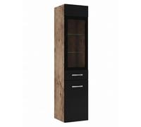 Badplaats B.V. Rio 131 cm rovere castagno nero mobile bagno mobile bagno