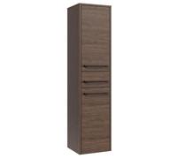 Badplaats Florence Armadietto Bagno Sospeso, Marrone Noce, 30x35x130cm