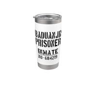 Baduanjin Ba Duan Jin - Costume da prigioniero pigro per Halloween Bicchiere termico in acciaio inox doppia parete