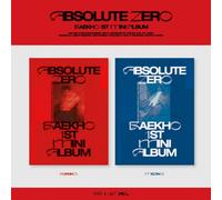 BAEKHO NU'EST 1° Mini Album [Absolute Zero] 2Ver SET CD+Libretto+P.Card+F.Poster