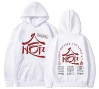 BaeKnyin Donna Uomo Stray-Kids Moda Felpe con Cappuccio Lettera Stampa Pullover Y2K Maglie Manica Lunga Giacche Harajuku Han Felix Seungmin I.N M,White-1