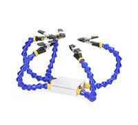 Bänke Morsa da tavolo con braccio flessibile in lega di alluminio, morsetto per saldatore, piastra di saldatura, clip universale ausiliaria