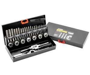 BAER Set di maschietti M3 - M12, HSS, maschio, filettatura interna + filettatura esterna, set di maschiatura