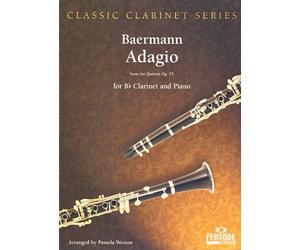 BAERMANN H.J. - Adagio Op.23 per clarinetto e pianoforte, Weston)