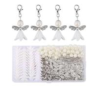 Baeroprki 50 Set di Kit DIY con Ciondolo Custode, Crea il Tuo Ciondolo di Perle, Ciondolo per DIY per Matrimoni