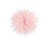 Baesics Fermaglio con piuma - Spilla con piuma di struzzo soffice da donna, accessorio per cappello in stile vintage, spilla per capelli da sposa, per matrimonio, festa, abito elegante, in stile Boho