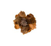 Baesics Fermaglio per capelli da donna, con peonia, 2 in 1, clip per capelli e spilla da spilla in acetato di cellulosa, design 3D, per abiti e acconciature, pezzo unico marmorizzato, leggero