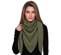 Baesics Sciarpa triangolare XXL da donna, sciarpa invernale bou rande | Sciarpa invernale XXL da donna in bou irca 190 x 85 cm, arriva fino alle spalle, 24 colori da crema a nero
