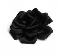 Baesics Spilla a forma di fiore in tessuto effetto seta, da donna, 2 in 1, con clip per capelli, stile vintage, motivo floreale, elegante, accessorio boho per blazer, cappello, giacca, matrimonio