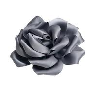 Baesics Spilla a forma di fiori in tessuto effetto seta, da donna, 2 in 1, con clip per capelli, stile vintage, motivo floreale, elegante, accessorio boho per blazer, cappello, giacca, matrimonio