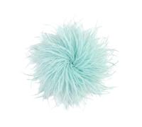 Baesics Spilla a forma di piuma, da donna, con piume di struzzo, stile vintage, accessorio per cappello, matrimonio, festa, carnevale, fascinator per blazer, abito da giacca, design floreale boho, SF