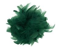 Baesics Spilla a forma di piuma, da donna, con piume di struzzo, stile vintage, accessorio per cappello, matrimonio, festa, carnevale, fascinator per blazer, abito da giacca, design floreale boho, TH