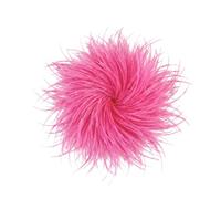 Baesics Spilla a forma di piuma, da donna, con piume di struzzo, stile vintage, accessorio per cappello, matrimonio, festa, carnevale, fascinator per blazer, abito da giacca, design floreale boho, SF