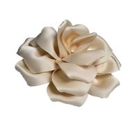 Baesics Spilla a forma di rosa in tessuto effetto seta, da donna, 2 in 1, con clip per capelli, stile vintage, motivo floreale, elegante, accessorio bohémien, per blazer, abiti, cappelli, giacche