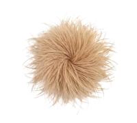 Baesics Spilla con piuma - Fermaglio per capelli da donna con piuma di struzzo soffice, accessorio per cappello in stile vintage, spilla per matrimonio, festa nuziale, abito elegante, design floreale