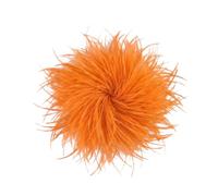 Baesics - Spilla con piuma - Fermaglio per capelli in piuma di struzzo soffice da donna, accessorio per cappello in stile vintage, spilla per abiti da sposa, matrimonio, festa, abito elegante - Design