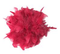 Baesics - Spilla con piume da donna, 2 in 1, fatta a mano, gioiello con piume, spilla soffice, accessorio per cappello in stile vintage, per matrimonio, festa elegante, capelli, fascia per capelli