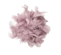 Baesics Spilla Piuma - Donna Soffice Piuma di Struzzo Spilla Stile Vintage Accessorio Cappello Sposa Matrimonio Festa Carnevale Fermaglio Capelli Fascinator per Blazer Vestito Giacca - Design Fiori