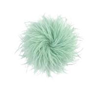 Baesics Spilla Piuma - Donna Soffice Piuma di Struzzo Spilla Stile Vintage Accessorio Cappello Sposa Matrimonio Festa Carnevale Fermaglio Capelli Fascinator per Blazer Abito Giacca - Design Fiori Boho