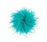 Baesics Spilla Piuma - Donna Soffice Piuma di Struzzo Spilla Stile Vintage Accessorio Cappello Sposa Matrimonio Festa Carnevale Fermaglio Capelli Fascinator per Blazer Vestito Giacca - Design Fiori