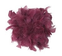 Baesics Spilla Piuma - Donna Soffice Piuma di Struzzo Spilla Stile Vintage Accessorio Cappello Sposa Matrimonio Festa Carnevale Fermaglio Capelli Fascinator per Blazer Vestito Giacca - Design Fiori