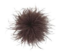 Baesics Spilla Piuma - Donna Soffice Piuma di Struzzo Spilla Stile Vintage Accessorio Cappello Sposa Matrimonio Festa Carnevale Fermaglio Capelli Fascinator per Blazer Vestito Giacca - Design Fiori