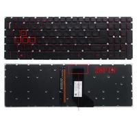 BAETI RU/SP/BR/US Nuovo for A-ce-r As-pi-re VX 15 VX15 VX5-591G VX5-591 VX5-793 VN7-593 VN7-793 VN7-793G Tastiera retroilluminata US English Nero (Sostituzione Tastiera) (Color : US 28 Pin Backlit)