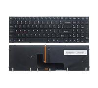 BAETI Tastiera degli Stati Uniti for C-Le-vo P651 SE P655 P671 SE P671SG P650HP3 P650 P670RE3 P670RG P650RE3 P650RE6 for Z7 Z7M Z8 Z6 Z6M G8 G7 G6 (Sostituzione Tastiera) (Color : Svart)