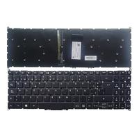 BAETI Tastiera del Computer Portatile Spagnolo/Latino for A-CER Aspire 5 A515-54 A515-54G A515-56 A515-56G A515-52 A515-52G A515-53 A515-55 No Frame (Sostituzione Tastiera) (Color : with Backlight)