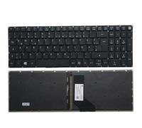 BAETI US/UK/Spagnolo/Latino/Tedesco Tastiera del Computer Portatile for AC-er As-p-ire 3 A315-21 A315-41 A315-41G A315-31 A315-51 A315-53 A315-53G (Sostituzione Tastiera) (Color : GR with Backlit)