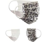 BaF Community Masks Unisex 2 per confezione set di maschere improvvisate maschera di protezione della bocca reversibile maschera di protezione del naso con motivo in cotone lavabile BCI