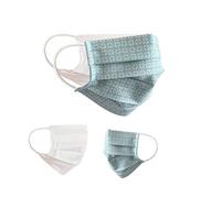 BaF Community Masks Unisex 2 per confezione set di maschere improvvisate maschera di protezione della bocca reversibile maschera di protezione del naso con motivo in cotone lavabile BCI