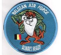 BAF Toppa Ricamata Forza Aerea Belga Sempre Pronta