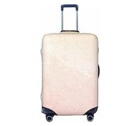 BAFAFA Copertura per bagagli con stampa glitter rosa oro, copertura per bagagli, protezione per valigia, per bagagli da viaggio, elastica, antigraffio e antipolvere, Nero , L
